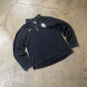 Baylor Bears Sweatshirt Men XL Black Nike Dri Fit NCAA